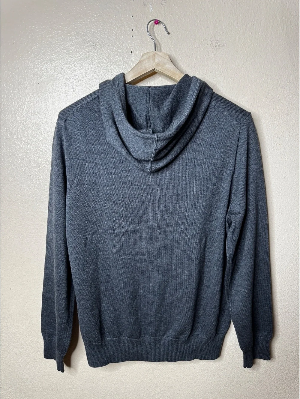 J.Crew Hoodies Men’s Large Gray Cotton Cashmere Knit Pullover NWT